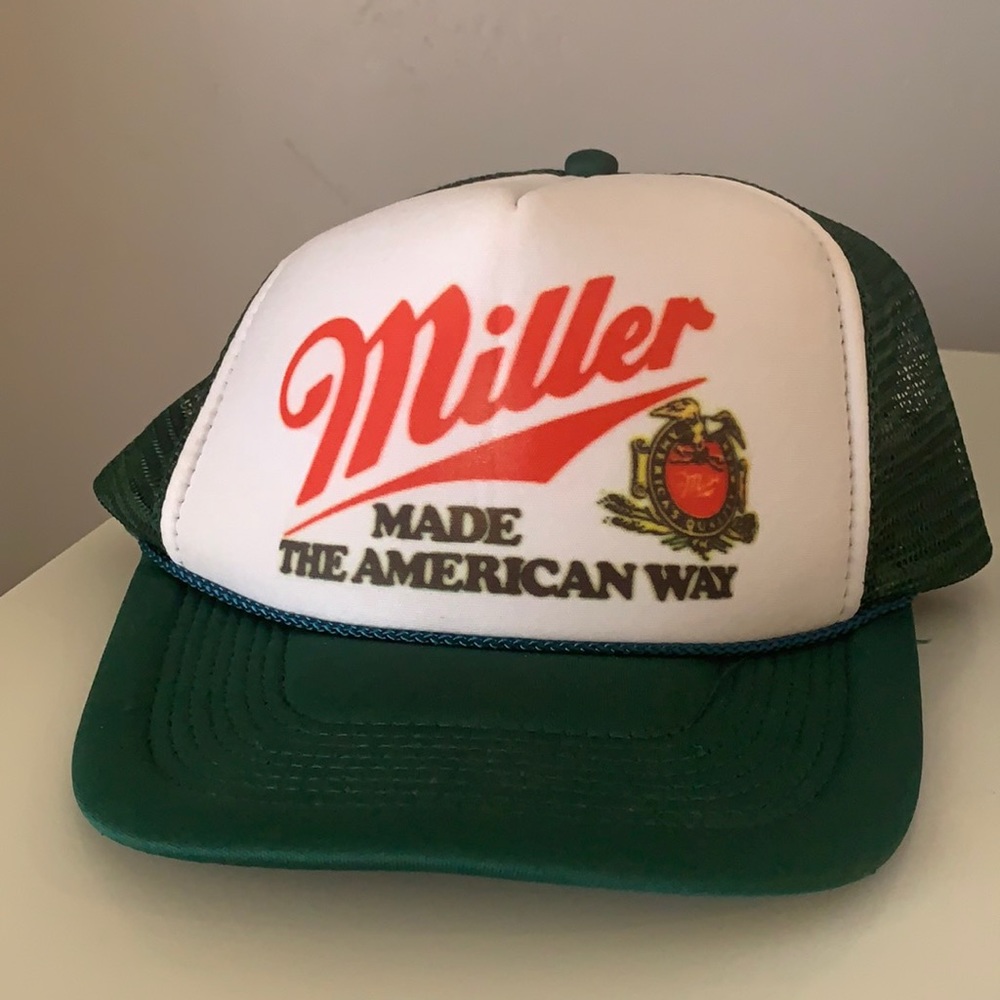 Miller Green Trucker hat
